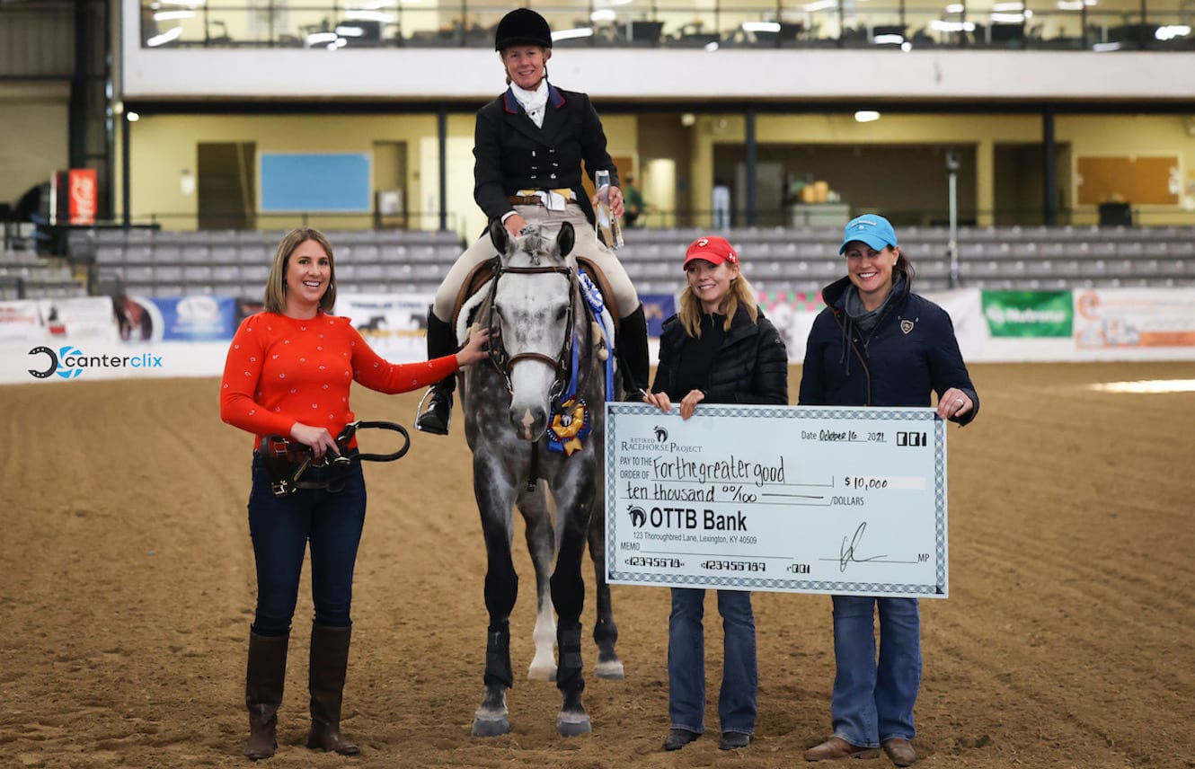 Featured image for “Forthegreatergood is 2021 Thoroughbred Makeover Champion”