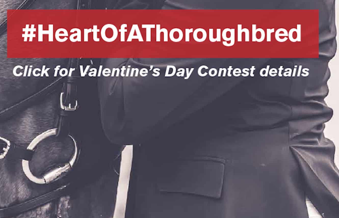 Featured image for “Celebrate Valentine’s Day with #HeartOfAThoroughbred Contest!”