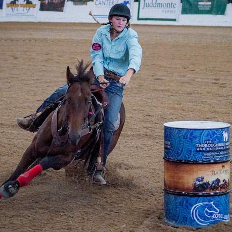 Barrel Racing Champs a First for Second-Career Thoroughbreds